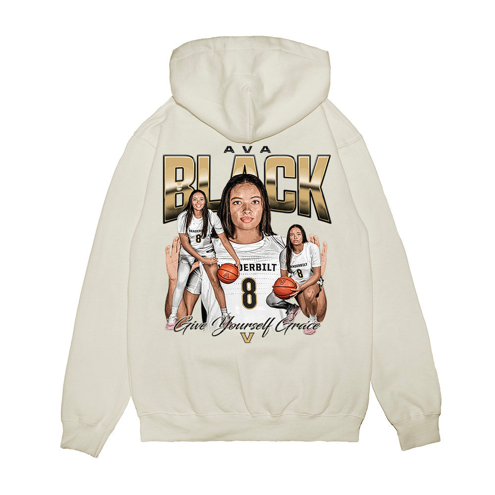 Vanderbilt - NCAA Women's Basketball : Ava Black - Give Yourself Grace Premium Hooded Sweatshirt-1