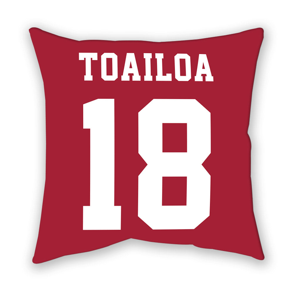 Alabama - NCAA Women's Volleyball : Leilia Toailoa - Pillow-1