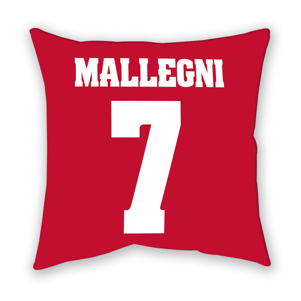 Wisconsin - NCAA Women's Basketball : Teagan Mallegni - Pillow-1