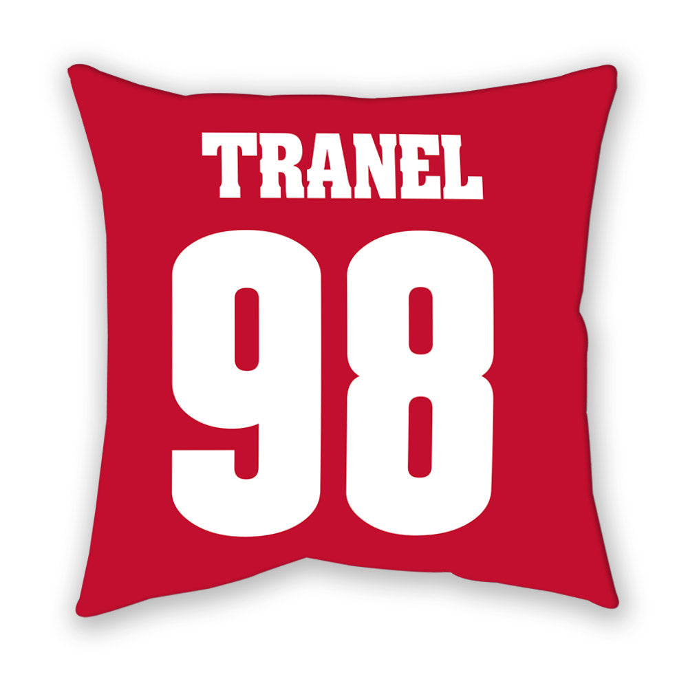 Wisconsin - NCAA Football : Ethan Tranel - Pillow-1