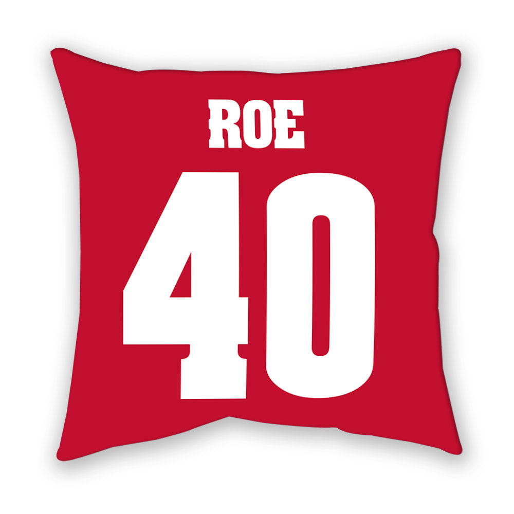 Wisconsin - NCAA Football : James Roe - Pillow-1