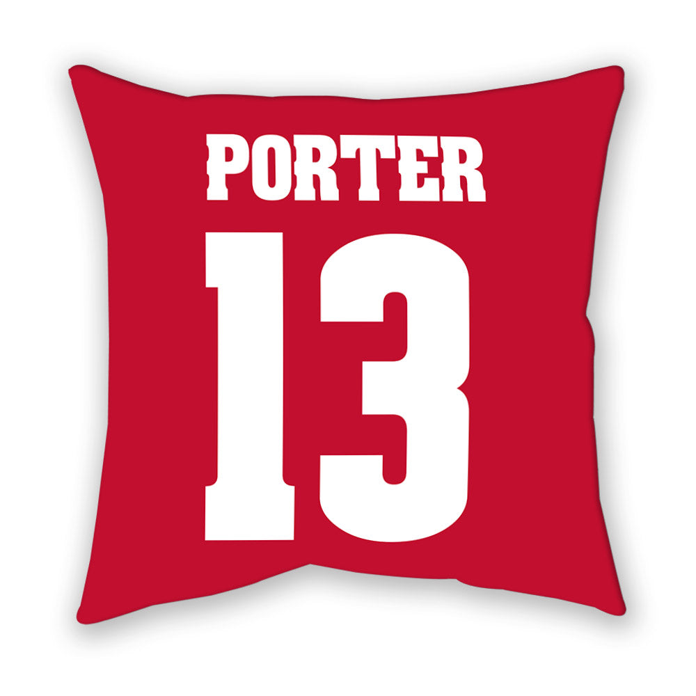 Wisconsin - NCAA Women's Basketball : Ronnie Porter - Pillow-1