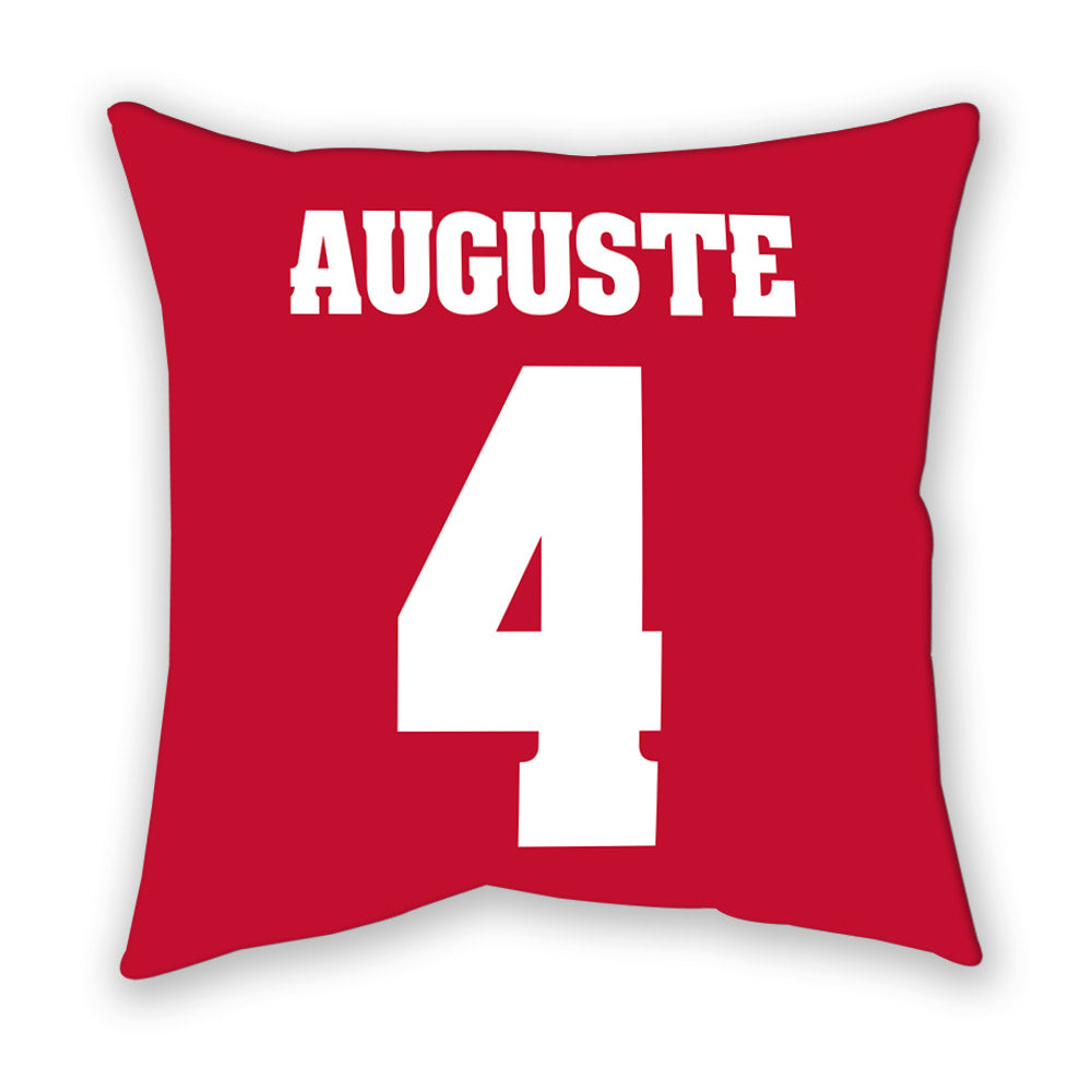 Wisconsin - NCAA Women's Volleyball : Jaela Auguste - Pillow-1