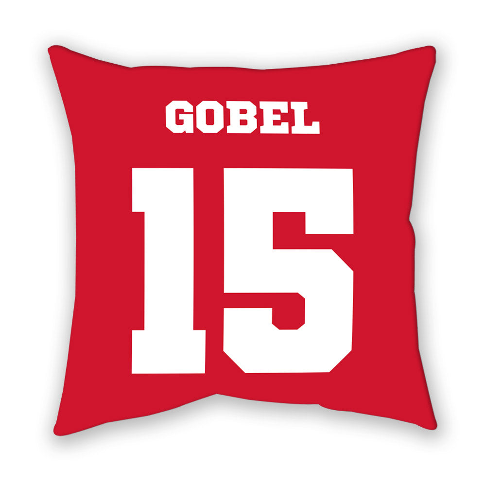 Nebraska - NCAA Women's Soccer : Alexa Gobel - Pillow-1