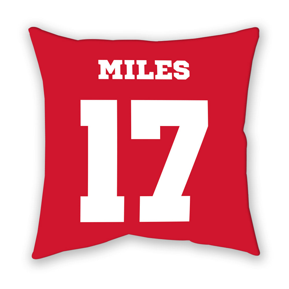 Nebraska - NCAA Women's Basketball : Ava Miles - Pillow-1