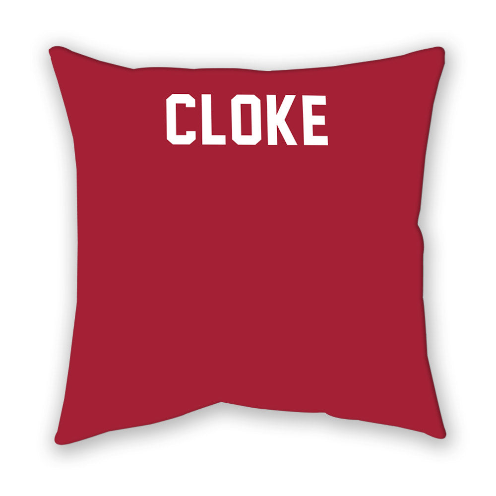 Oklahoma - NCAA Women's Rowing : Rebecca Cloke - Pillow-1