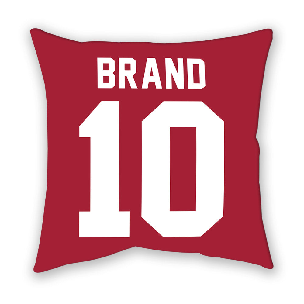 Oklahoma - NCAA Women's Soccer : Avery Brand - Pillow-1