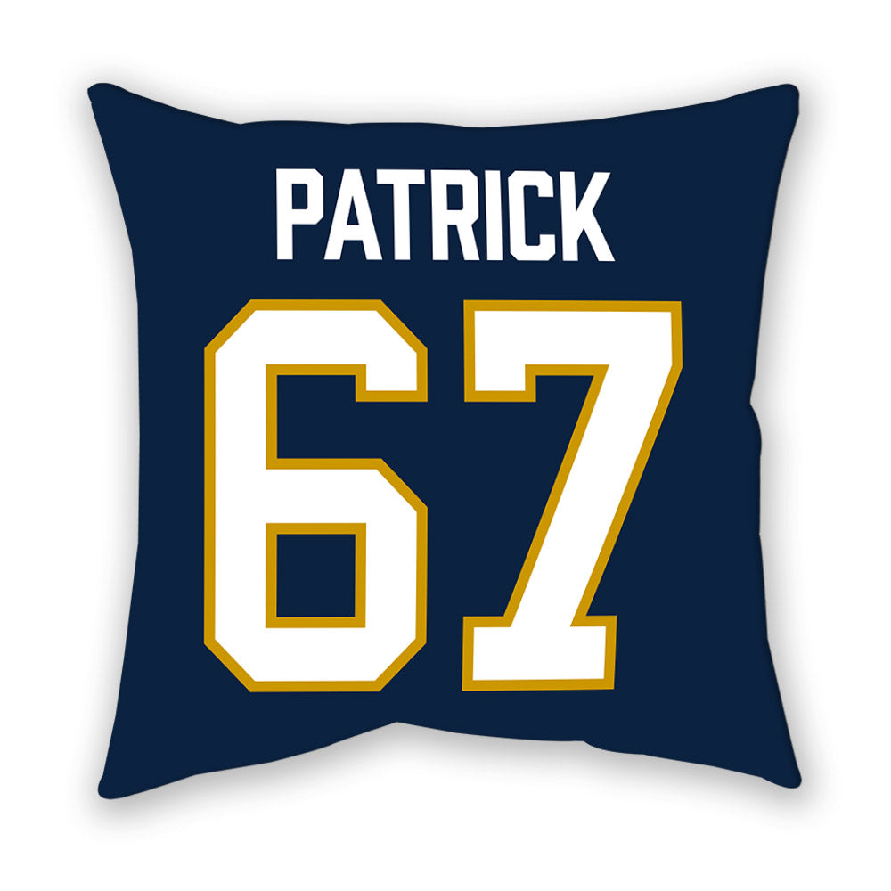 Notre Dame - NCAA Football : Gregory Patrick - Pillow-1