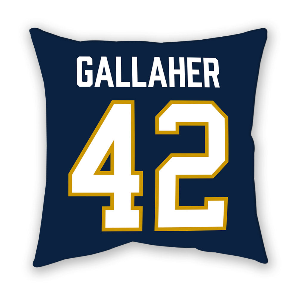 Notre Dame - NCAA Men's Lacrosse : Christian Gallaher - Pillow-1