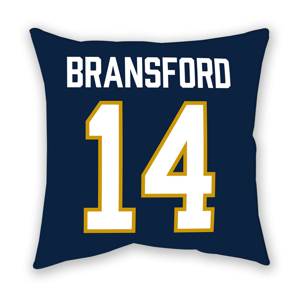 Notre Dame - NCAA Women's Basketball : Kk Bransford - Pillow-1