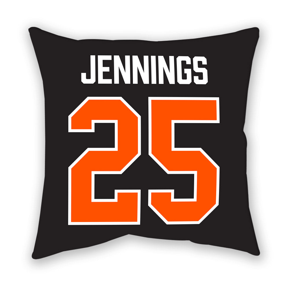 Oklahoma State - NCAA Men's Basketball : Robert Jennings - Pillow-1