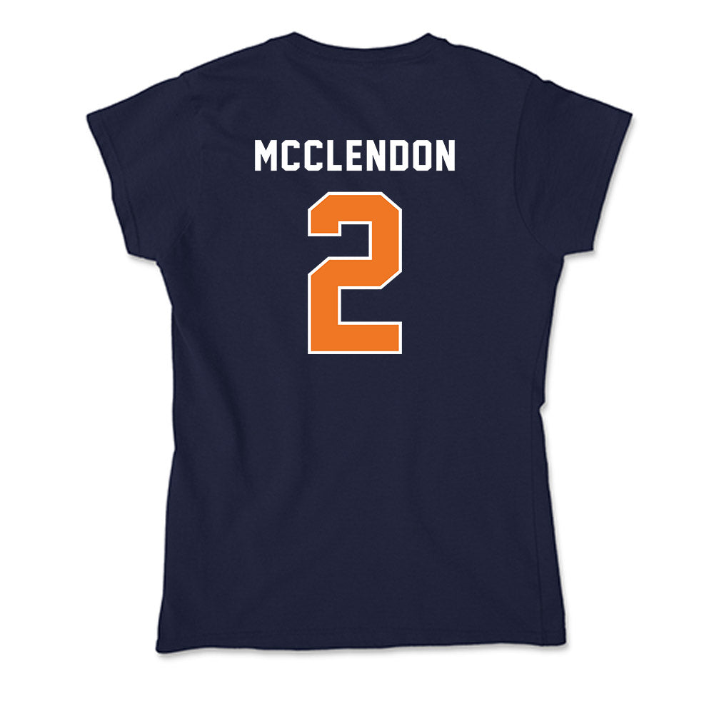 Pepperdine - NCAA Men's Basketball : William Mcclendon - Classic Shersey Soft Style Women’s T-Shirt-1