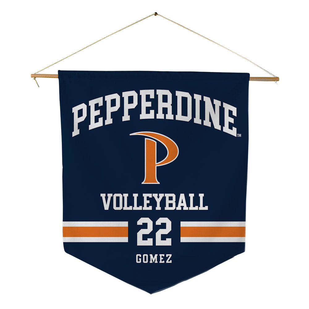 Pepperdine - NCAA Men's Volleyball : Jose Gomez - Pennant - 18" x 21"-0