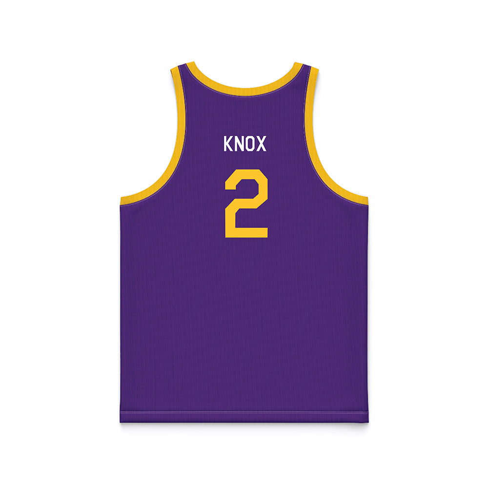LSU - NCAA Women's Basketball : Grace Knox - Hardwood Reissue Basketball Jersey-1