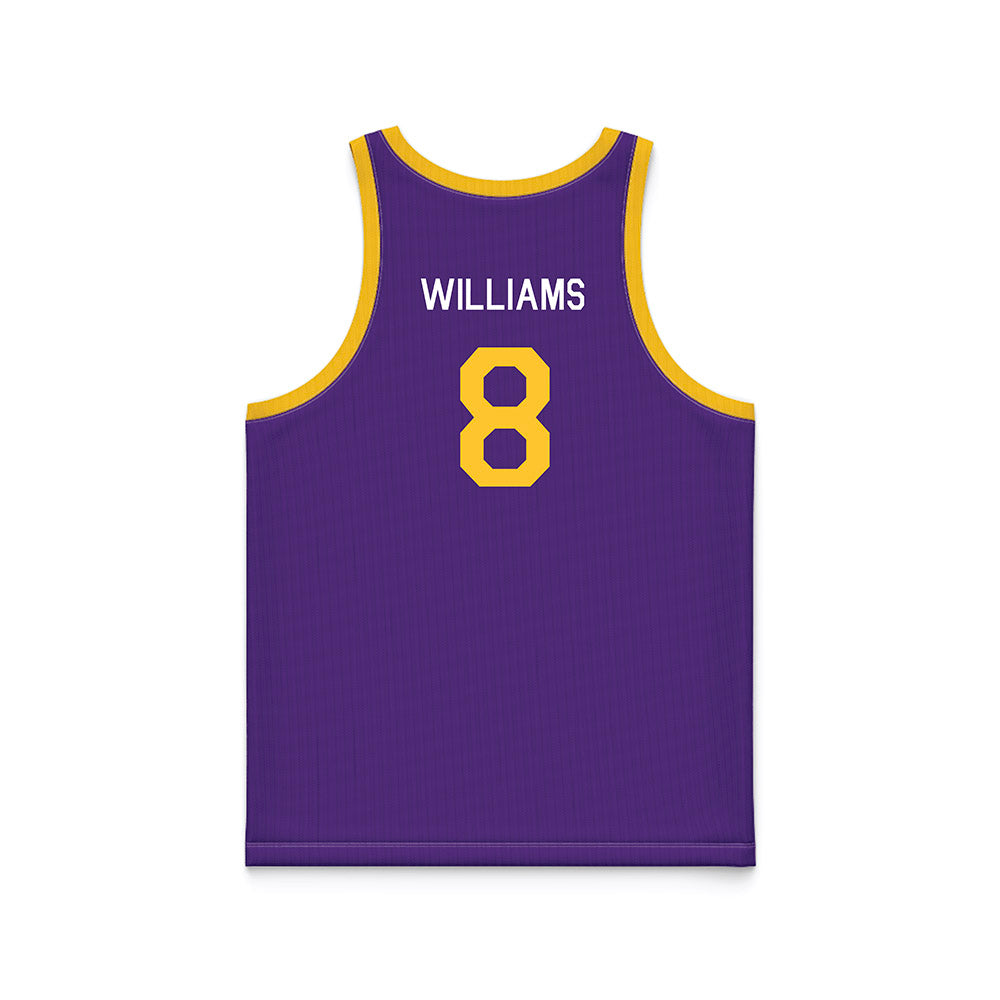 LSU - NCAA Women's Basketball : Jada Williams - Hardwood Reissue Basketball Jersey-1