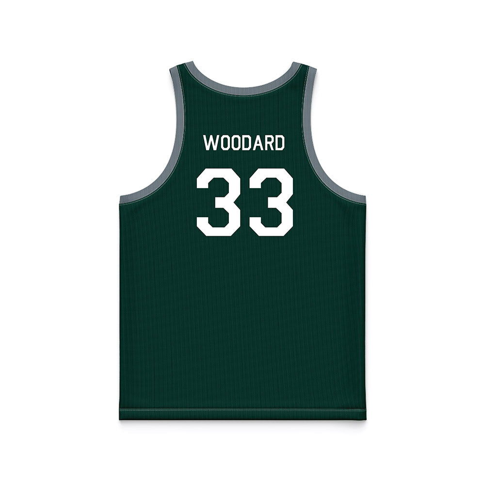 Michigan State - NCAA Women's Basketball : Juliann Woodard - Hardwood Reissue Basketball Jersey-1