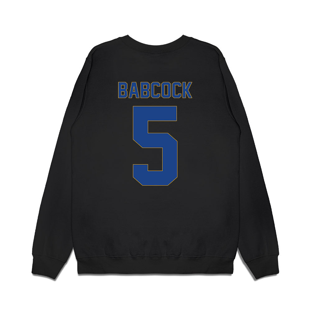 Pittsburgh - NCAA Women's Volleyball : Olivia Babcock - Vintage Volleyball Premium Crewneck Sweatshirt-1