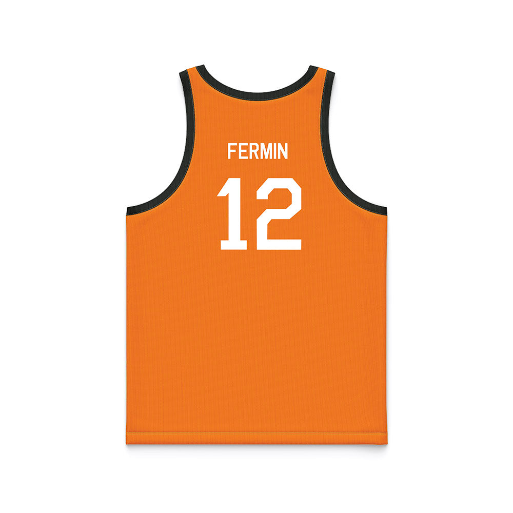 Tennessee - NCAA Men's Basketball : Christian Fermin - Hardwood Reissue Basketball Jersey-1