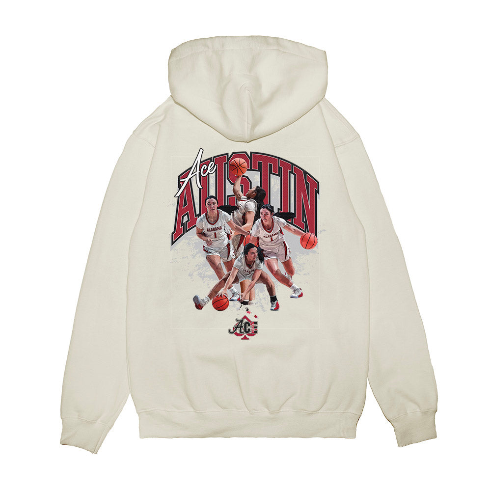 Alabama - NCAA Women's Basketball : Ace Austin - Graphic Premium Hooded Sweatshirt-1