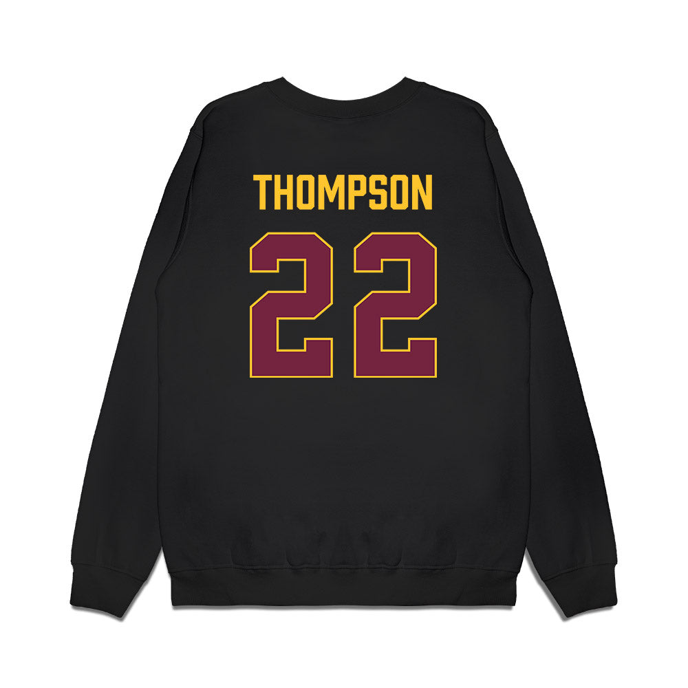 Arizona State - NCAA Women's Basketball : Journey Thompson - Vintage Basketball Premium Crewneck Sweatshirt-1