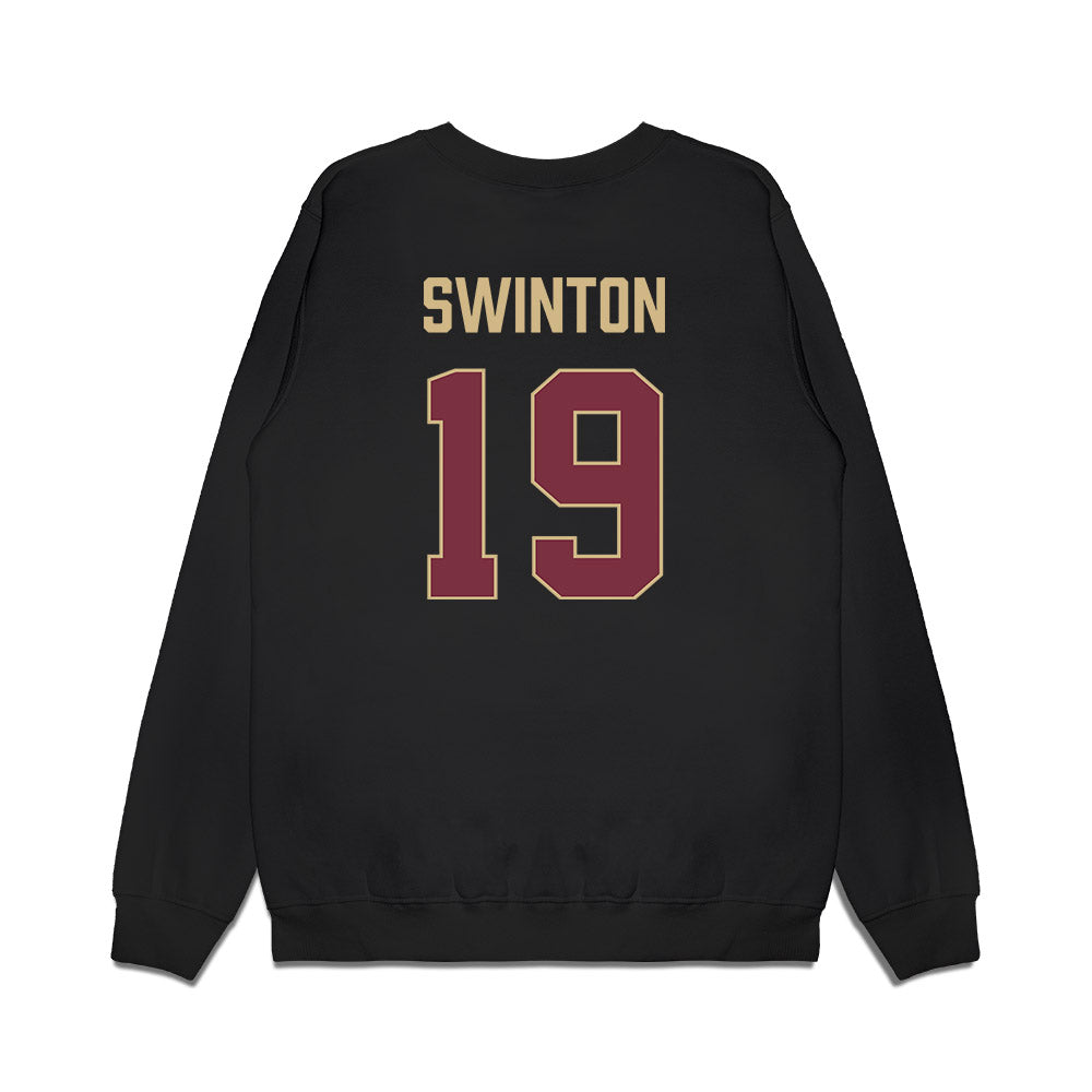 FSU - NCAA Men's Basketball : alfred swinton - Vintage Shersey Premium Crewneck Sweatshirt-1