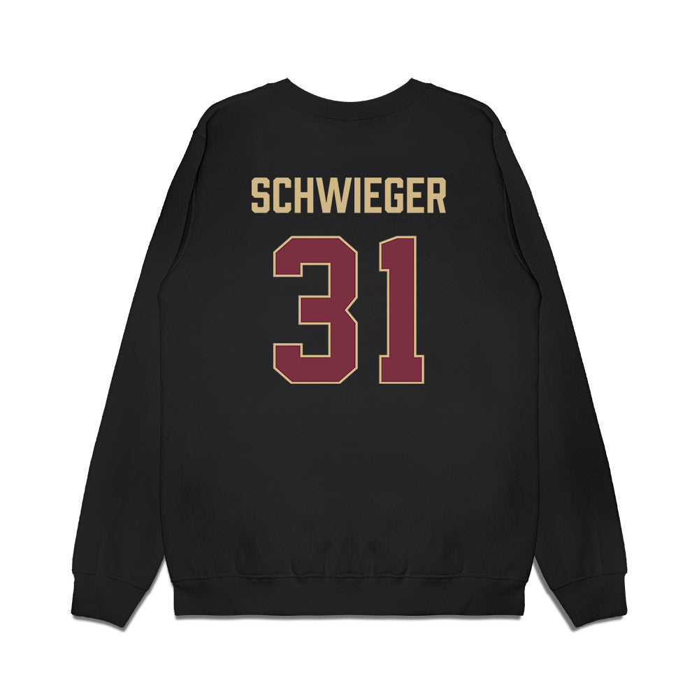 FSU - NCAA Men's Basketball : Cooper Schwieger - Vintage Shersey Premium Crewneck Sweatshirt-1