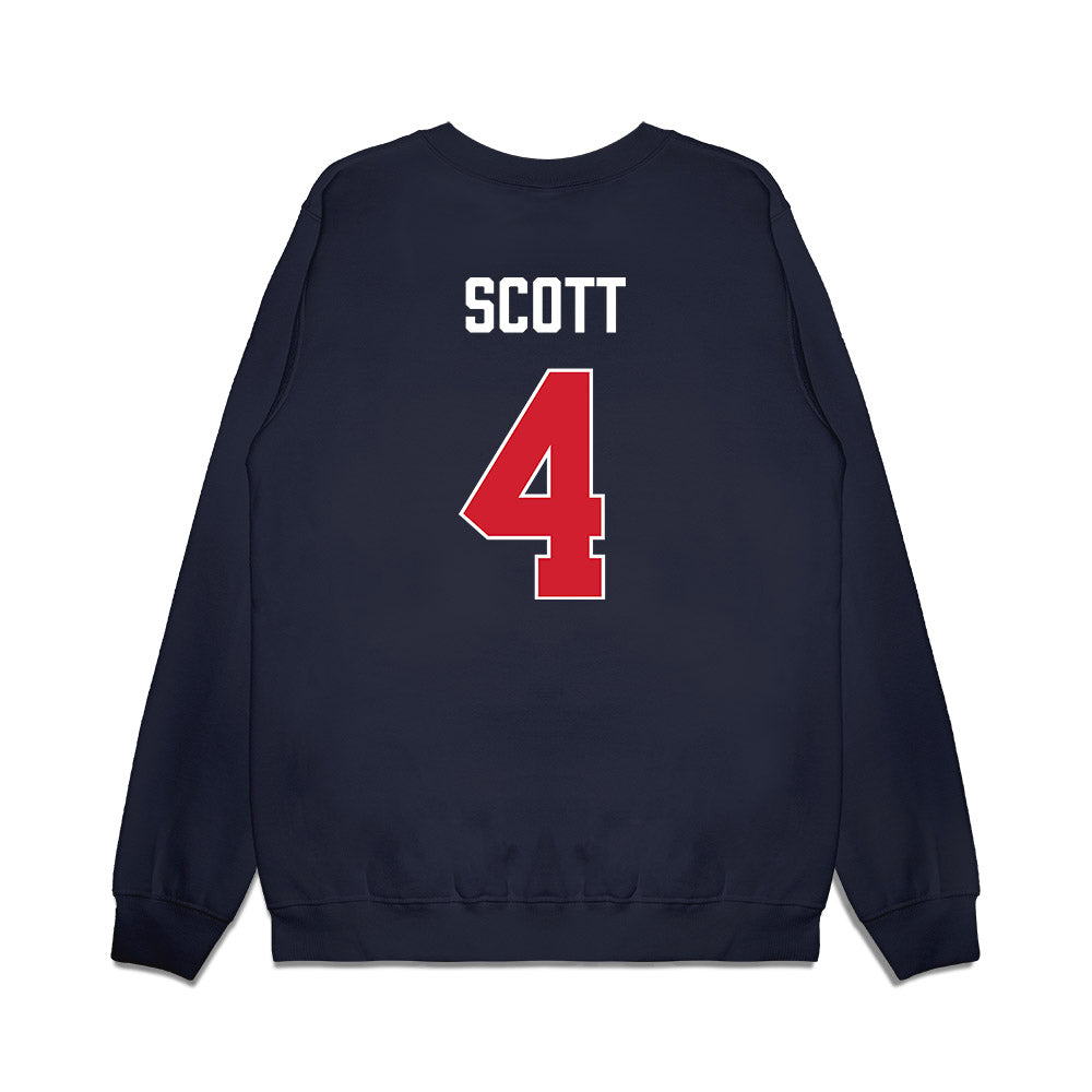 Ole Miss - NCAA Men's Basketball : James Scott - Vintage Premium Crewneck Sweatshirt-1