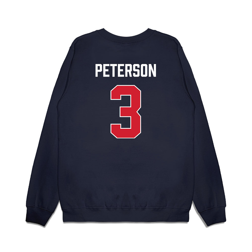 Ole Miss - NCAA Women's Basketball : Kaitlin Peterson - Vintage Premium Crewneck Sweatshirt-1