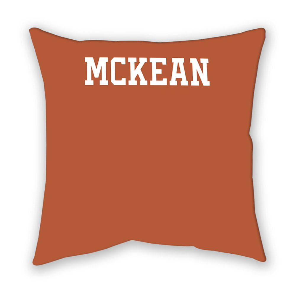 Texas - NCAA Men's Swimming & Diving : Campbell McKean - Pillow-1
