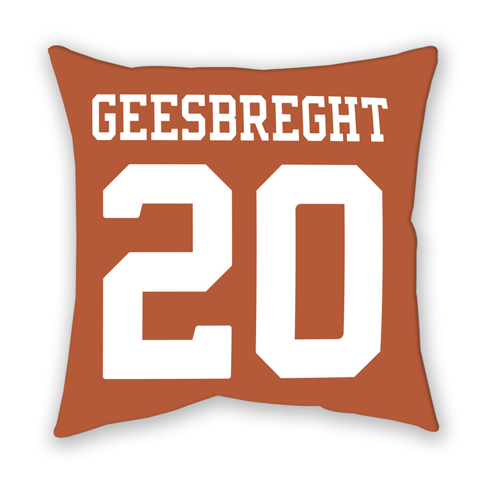 Texas - NCAA Women's Soccer : Vivian Geesbreght - Pillow-1