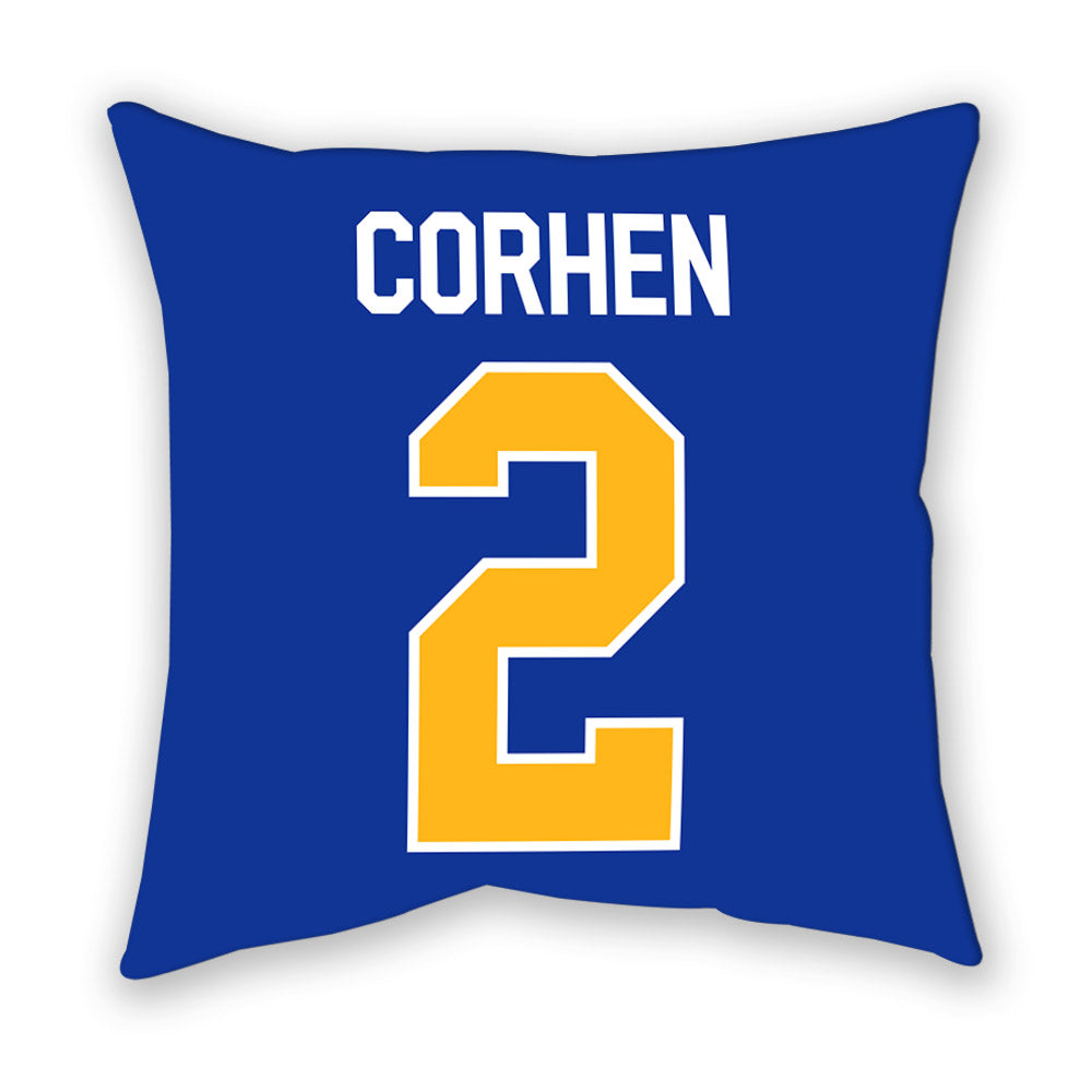 Pittsburgh - NCAA Men's Basketball : Cameron Corhen - Pillow-1