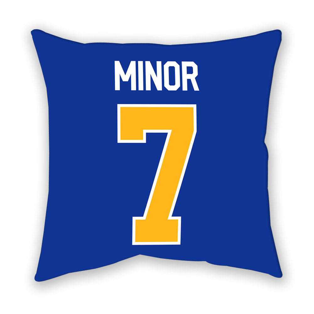 Pittsburgh - NCAA Men's Basketball : Damarco Minor - Pillow-1