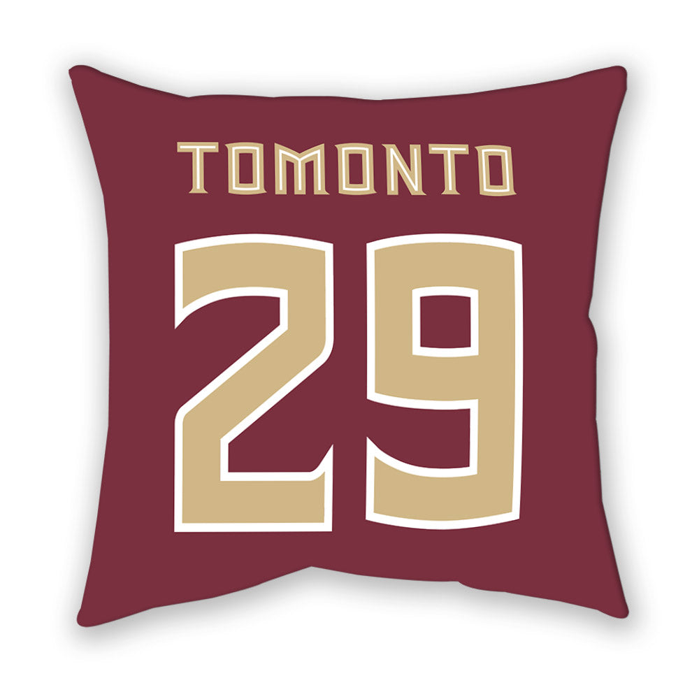 FSU - NCAA Women's Lacrosse : Victoria Tomonto - Pillow-1