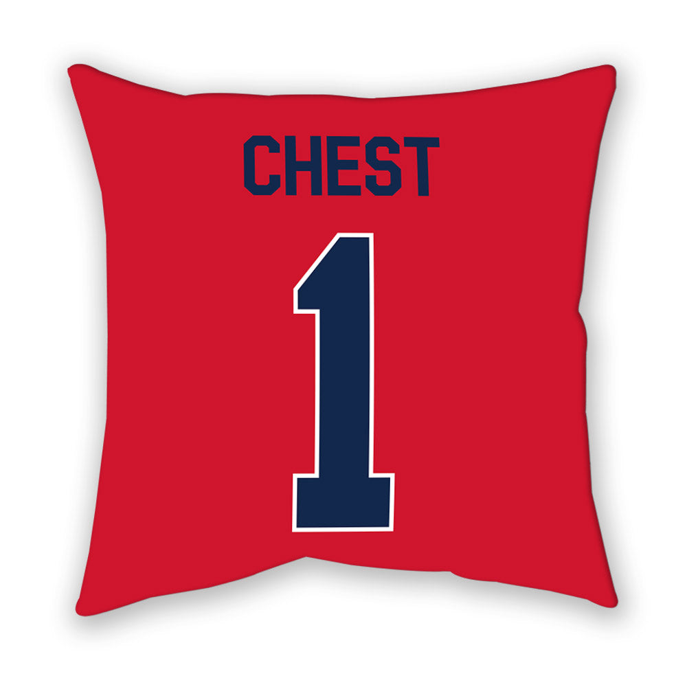 Ole Miss - NCAA Men's Basketball : Corey Chest - Pillow-1