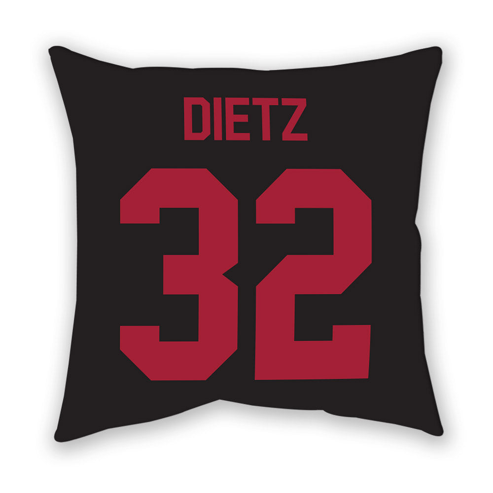 Arkansas - NCAA Baseball : Hunter Dietz - Pillow-1