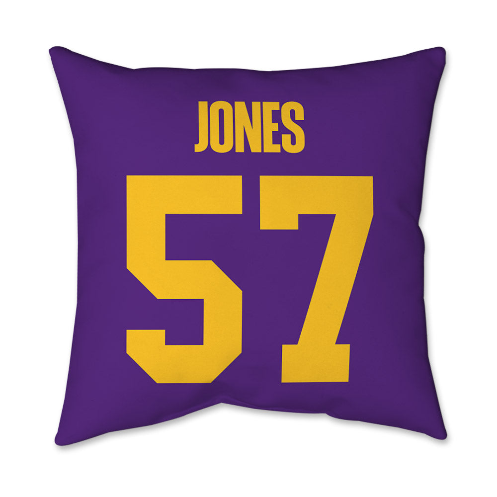LSU - NCAA Football : Jakolby Jones - Graphic Pillow 16x16-1