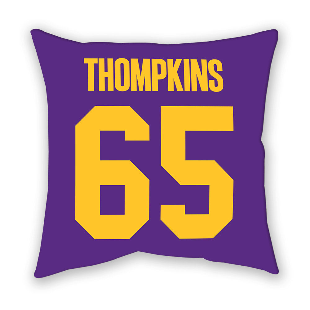 LSU - NCAA Football : Sean Thompkins - Graphic Pillow-1