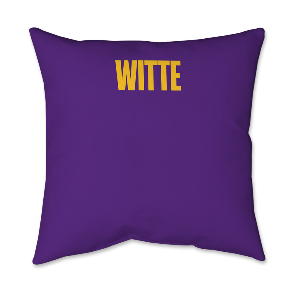 LSU - NCAA Men's Track & Field : Johnathan Witte - Graphic Pillow 16x16-1
