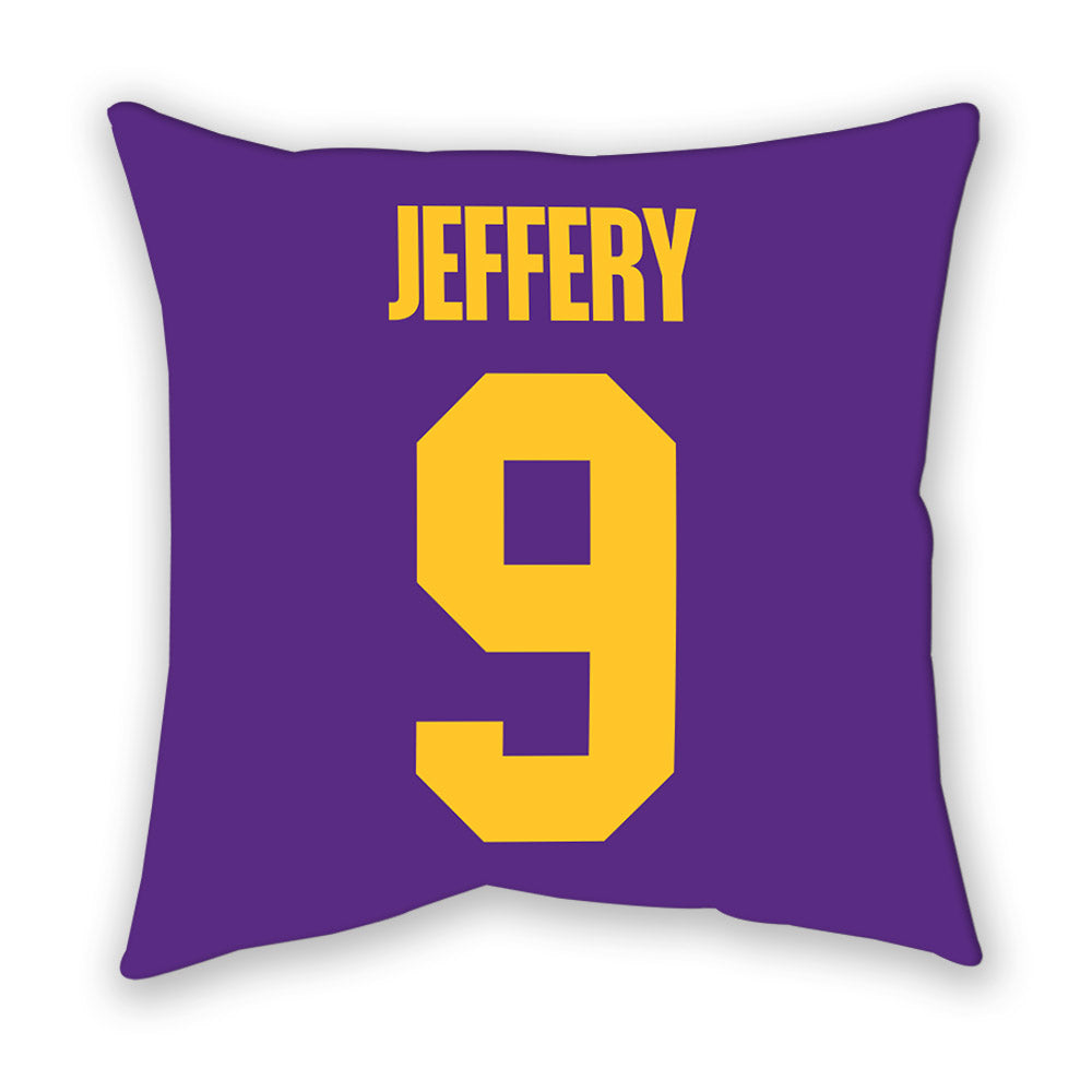 LSU - NCAA Women's Volleyball : Camryn Jeffery - Graphic Pillow-1