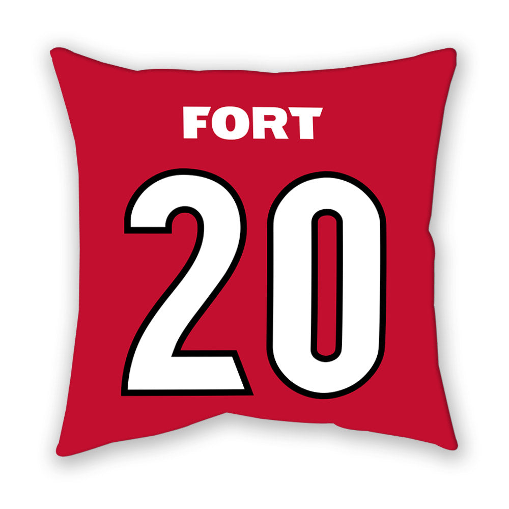 Georgia - NCAA Football : Zech Fort - Pillow-1