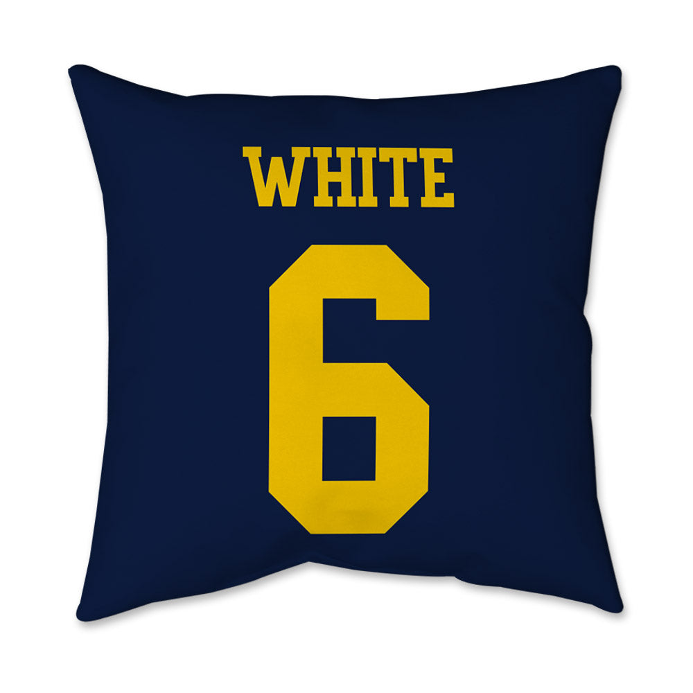 Michigan - NCAA Women's Volleyball : Ellie White - Graphic Pillow 16x16-1