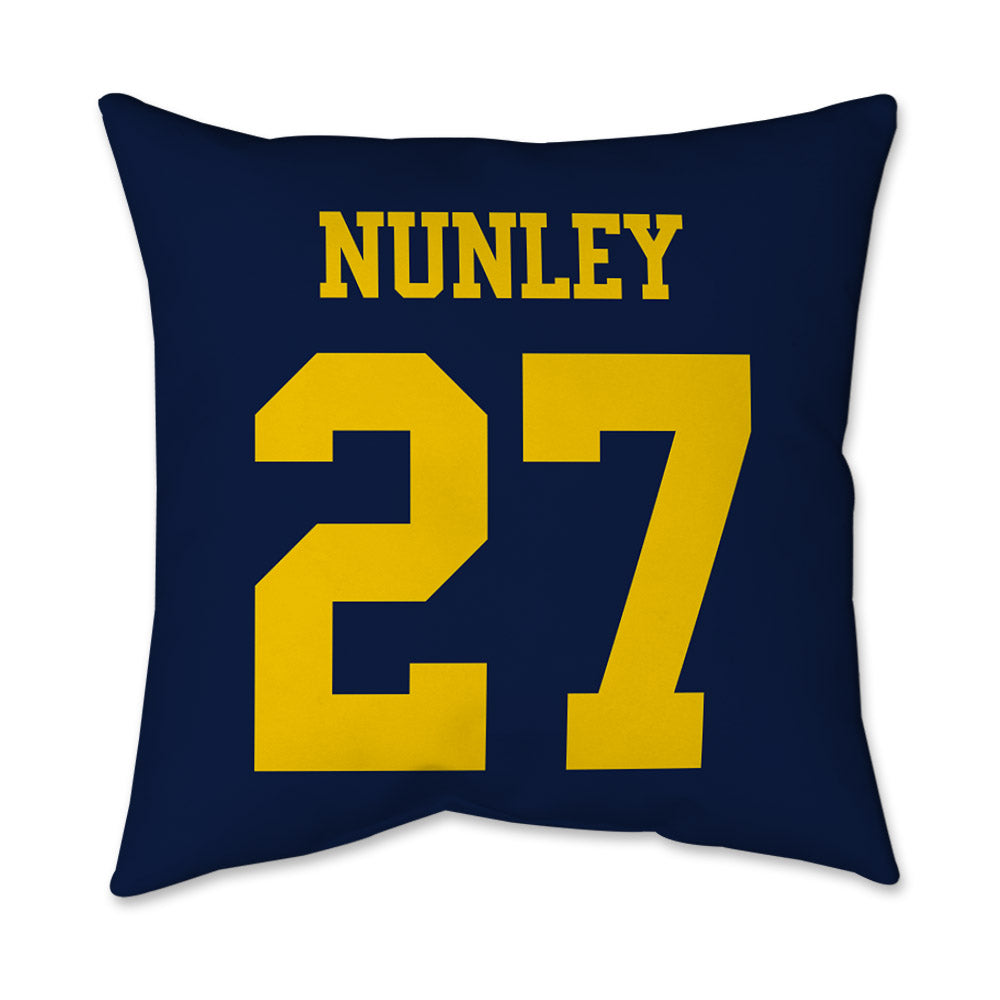 Michigan - NCAA Football : Ernest Nunley - Graphic Pillow 16x16-1