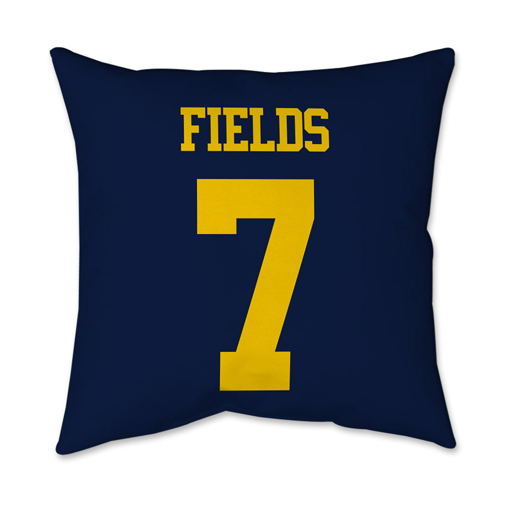 Michigan - NCAA Women's Basketball : Jessica Fields - Graphic Pillow 16x16-1