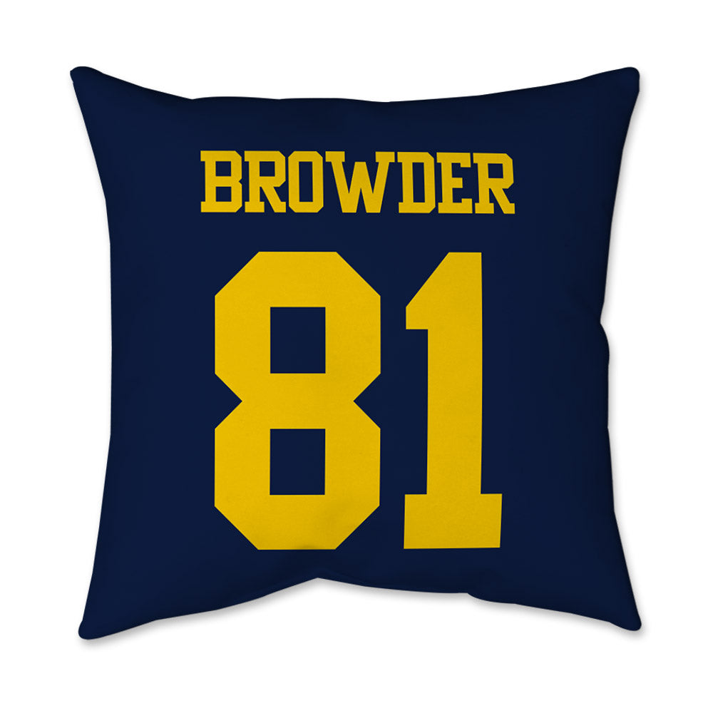 Michigan - NCAA Football : Jamar Browder - Graphic Pillow 16x16-1