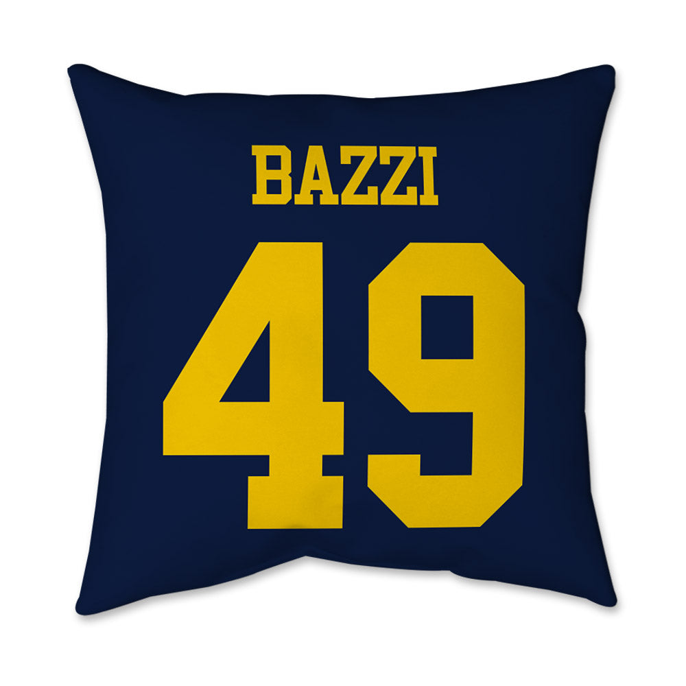 Michigan - NCAA Football : Adam Bazzi - Graphic Pillow 16x16-1
