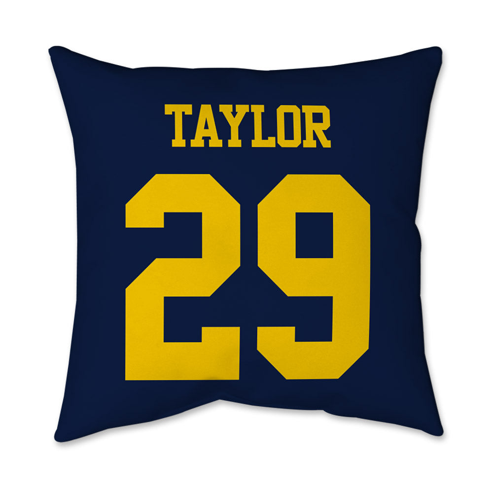 Michigan - NCAA Football : Chase Taylor - Graphic Pillow 16x16-1