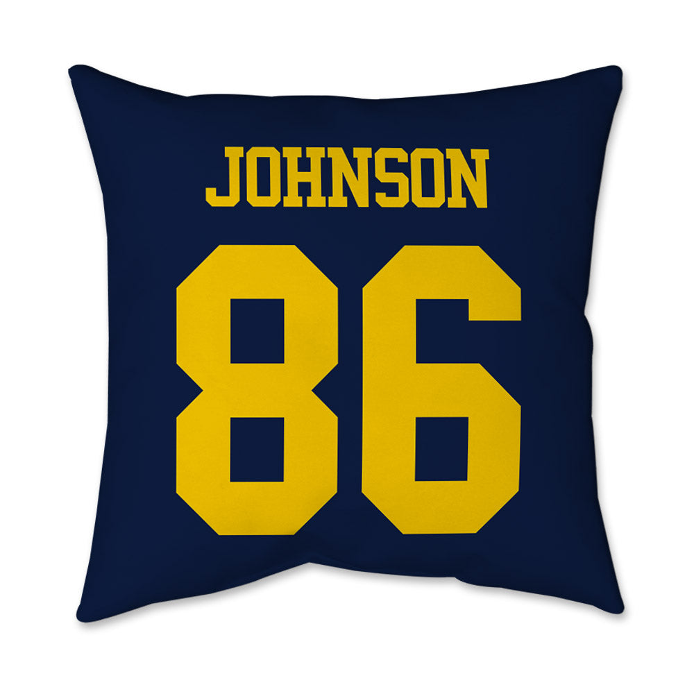 Michigan - NCAA Football : Travis Johnson - Graphic Pillow 16x16-1