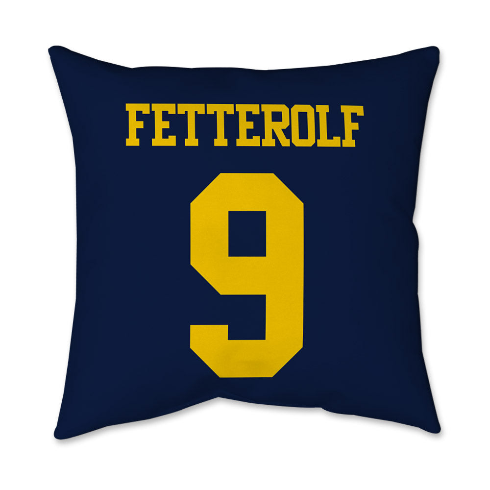 Michigan - NCAA Women's Lacrosse : Jane Fetterolf - Graphic Pillow 16x16-1