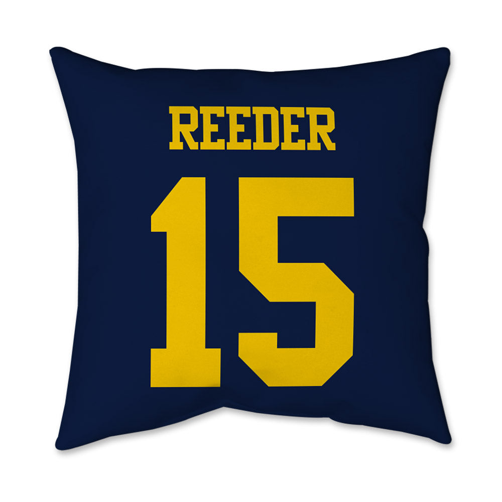 Michigan - NCAA Football : Aden Reeder - Graphic Pillow 16x16-1