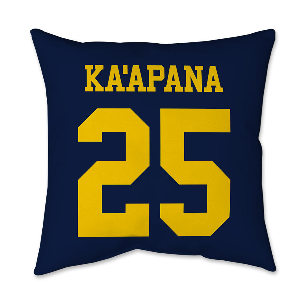 Michigan - NCAA Football : Micah Ka'apana - Graphic Pillow 16x16-1